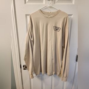 VANS Guys' Full Patch Long Sleeve Tee Size XL